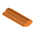 WEIDMULLER - Connettori per circuito stampato, 160V, 12A, Passo 3.50mm, 1.5mm², 16 poli, Collegamento a vite, Box BL 3.50/16/90 SN OR BX.