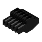 WEIDMULLER - Connettori per circuito stampato, 160V, 12A, Passo 3.50mm, 1.5mm², 5 poli, Collegamento a vite, Box BL 3.50/05/90 SN BK BX.