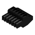 WEIDMULLER - Connettori per circuito stampato, 160V, 12A, Passo 3.50mm, 1.5mm², 6 poli, Collegamento a vite, Box BL 3.50/06/90 SN BK BX. 1638820000