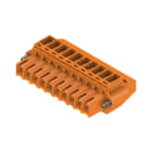 WEIDMULLER - Connettori per circuito stampato, 160V, 12A, Passo 3.50mm, 1.5mm², 10 poli, Collegamento a vite, Box BL 3.50/10/90F SN OR BX.