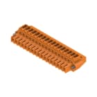 WEIDMULLER - Connettori per circuito stampato 160V 12A Passo 3.50mm 1.5mm² 17 poli Collegamento a vite Box BL 3.50/17/90F SN OR BX.