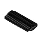 WEIDMULLER - Connettori per circuito stampato, 160V, 12A, Passo 3.50mm, 1.5mm², 14 poli, Collegamento a vite, Box BL 3.50/14/90F SN BK BX. 1639360000