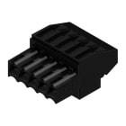 WEIDMULLER - Connettori per circuito stampato, 160V, 12A, Passo 3.50mm, 1.5mm², 5 poli, Collegamento a vite, Box BL 3.50/05/270 SN BK BX.