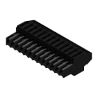 WEIDMULLER - Connettori per circuito stampato, 160V, 12A, Passo 3.50mm, 1.5mm², 13 poli, Collegamento a vite, Box BL 3.50/13/270 SN BK BX.