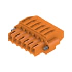 WEIDMULLER - Connettori per circuito stampato, 160V, 12A, Passo 3.50mm, 1.5mm², 6 poli, Collegamento a vite, Box BL 3.50/06/270F SN OR BX. 1639970000