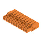 WEIDMULLER - Connettori per circuito stampato, 320V, 21A, Passo 5.08mm, 2.5mm², 10 poli, Collegamento a crimpare, Box BLC 5.08/10/180BR OR BX.