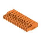 WEIDMULLER - Connettori per circuito stampato, 320V, 21A, Passo 5.08mm, 2.5mm², 11 poli, Collegamento a crimpare, Box BLC 5.08/11/180BR OR BX.
