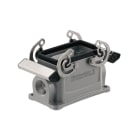 WEIDMULLER - Custodia connettori industriali, Custodia di base, Gancio trasversale in basso, Dimensioni di installazione: 4, IP65, in stato collegato