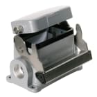 WEIDMULLER - Custodia base con gancio longitudinale in basso HDC 10B SDLU 2PG16G.