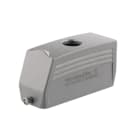 WEIDMULLER - Custodia con entrata cavo dall'alto, connettore e gancio longitudinale in basso, HDC 64D TOLU 1PG21G.