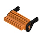 WEIDMULLER - Connettori per circuito stampato, 160V, 17A, Passo 3.50mm, 1.5mm², 9 poli, Collegamento a vite, Box BL 3.50/09/180LH SN OR BX.