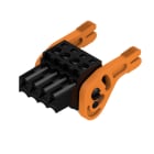 WEIDMULLER - Connettori per circuito stampato 160V 17A Passo 3.50mm 1.5mm² 4 poli Collegamento a vite Box BL 3.50/04/180LH SN BK BX 1687900000