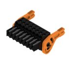 WEIDMULLER - Connettori per circuito stampato, 160V, 17A, Passo 3.50mm, 1.5mm², 8 poli, Collegamento a vite, Box BL 3.50/08/180LH SN BK BX.