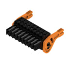 WEIDMULLER - Connettori per circuito stampato, 160V, 17A, Passo 3.50mm, 1.5mm², 9 poli, Collegamento a vite, Box BL 3.50/09/180LH SN BK BX.