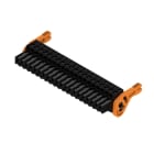 WEIDMULLER - Connettori per circuito stampato, 160V, 17A, Passo 3.50mm, 1.5mm², 20 poli, Collegamento a vite, Box BL 3.50/20/180LH SN BK BX.