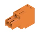 WEIDMULLER - Connettori per circuito stampato, 160V, 14.5A, Passo 3.50mm, 1.5mm², 2 poli, Molla autobloccante, BLZF 3.50/02/180 SN OR BX.