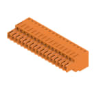 WEIDMULLER - Connettori per circuito stampato 160V 14.5A Passo 3.50mm 1.5mm² 17 poli Molla autobloccante BLZF 3.50/17/180 SN OR BX.