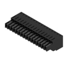 WEIDMULLER - Connettori per circuito stampato, 160V, 14.5A, Passo 3.50mm, 1.5mm², 16 poli, Molla autobloccante, BLZF 3.50/16/180 SN BK BX.