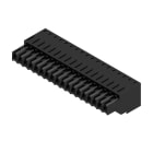 WEIDMULLER - Connettori per circuito stampato, 160V, 14.5A, Passo 3.50mm, 1.5mm², 18 poli, Molla autobloccante, BLZF 3.50/18/180 SN BK BX.