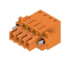 WEIDMULLER - Connettori per circuito stampato, 160V, 14.5A, Passo 3.50mm, 1.5mm², 4 poli, Molla autobloccante, BLZF 3.50/04/180F SN OR BX.