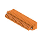 WEIDMULLER - Connettori per circuito stampato 160V 14.5A Passo 3.50mm 1.5mm² 17 poli Molla autobloccante BLZF 3.50/17/180F SN OR BX.