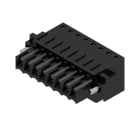 WEIDMULLER - Connettori per circuito stampato, 160V, 14.5A, Passo 3.50mm, 1.5mm², 8 poli, Molla autobloccante, BLZF 3.50/08/180F SN BK BX.