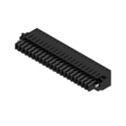 WEIDMULLER - Connettori per circuito stampato, 160V, 14.5A, Passo 3.50mm, 1.5mm², 21 poli, Molla autobloccante, BLZF 3.50/21/180F SN BK BX.