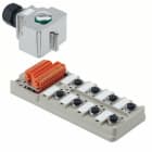 WEIDMULLER - Distributore per sensori e attuatori, Modulo completo, Versione calotta con uscita M20 SAI-8-MH-4P M12.