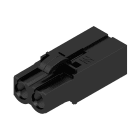 WEIDMULLER - Connettori per circuito stampato, 320V, 21A, Passo 5.08mm, 2.5mm², 2 poli, Collegamento a crimpare, Box BLC 5.08/02/180R BK BX. 1711960000