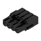 WEIDMULLER - Connettori per circuito stampato, 320V, 21A, Passo 5.08mm, 2.5mm², 4 poli, Collegamento a crimpare, Box BLC 5.08/04/180BR BK BX.