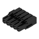 WEIDMULLER - Connettori per circuito stampato, 320V, 21A, Passo 5.08mm, 2.5mm², 5 poli, Collegamento a crimpare, Box BLC 5.08/05/180BR BK BX. 1712140000
