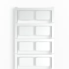 WEIDMULLER - Siglatura dispositivi in poliammide 66 argento, larghezza 27 mm, campo temperature -40...100 °C. SM 27/18 MC NE SI.