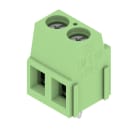 WEIDMULLER - Morsetto per circuito stampato, 320 V, 17.5 A, Passo in mm: 5.08, 2.5 mm², Numero di poli: 2, Collegamento a vite, Collegamento a saldare THT, 90°, Bo