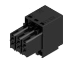 WEIDMULLER - Connettori per circuito stampato, 160V, 10.3A, Passo 3.50mm, 1mm², 6 poli, Molla autobloccante, Box B2L 3.50/06/180 SN BK BX.