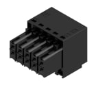 WEIDMULLER - Connettori per circuito stampato, 160V, 10.3A, Passo 3.50mm, 1mm², 10 poli, Molla autobloccante, Box B2L 3.50/10/180 SN BK BX.