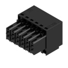 WEIDMULLER - Connettori per circuito stampato, 160V, 10.3A, Passo 3.50mm, 1mm², 12 poli, Molla autobloccante, Box B2L 3.50/12/180 SN BK BX.