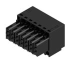 WEIDMULLER - Connettori per circuito stampato, 160V, 10.3A, Passo 3.50mm, 1mm², 14 poli, Molla autobloccante, Box B2L 3.50/14/180 SN BK BX.