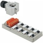 WEIDMULLER - Ripartitore passivo sensore-attuatore (senza cavo), Modulo completo, Versione calotta con uscita M25, SAI-8-MHD 5P M12 OL.