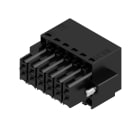 WEIDMULLER - Connettori per circuito stampato, 160V, 10.3A, Passo 3.50mm, 1mm², 12 poli, Molla autobloccante, Box B2L 3.50/12/180F SN BK BX.