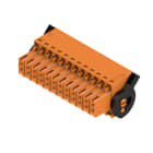 WEIDMULLER - Connettori per circuito stampato, 160V, 10.3A, Passo 3.50mm, 1mm², 24 poli, Molla autobloccante, B2L 3.50/24/180LH SN OR BX.