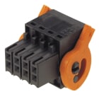 WEIDMULLER - Connettori per circuito stampato, 160V, 10.3A, Passo 3.50mm, 1mm², 30 poli, Molla autobloccante, B2L 3.50/30/180LH SN BK BX.