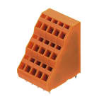 WEIDMULLER - Morsetto per circuito stampato, 320 V, 15 A, Passo in mm: 5.08, 2.5 mm², Numero di poli: 21, Molla autobloccante, Collegamento a saldare THT, 135°, Bo