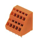 WEIDMULLER - Morsetto per circuito stampato, 320 V, 15 A, Passo in mm: 5.08, 2.5 mm², Numero di poli: 18, Molla autobloccante, Collegamento a saldare THT, 135°, Bo
