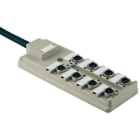 WEIDMULLER - Ripartitore passivo sensore-attuatore (con cavo) completo, Versione con cavo fisso, IDC, SAI-8-F 4P IDC PUR 10M, 8 prese di contatto, 4 poli, M12.