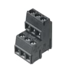 WEIDMULLER - Morsetto per circuito stampato, 320 V, 17.5 A, Passo in mm: 5.08, 2.5 mm², Numero di poli: 8, Collegamento a vite, Collegamento a saldare THT, 90°, Bo