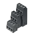 WEIDMULLER - Morsetto per circuito stampato, 320 V, 17.5 A, Passo in mm: 5.08, 2.5 mm², Numero di poli: 18, Collegamento a vite, Collegamento a saldare THT, 90°, B