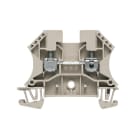 WEIDMULLER - Morsettiera passante a vite, Beige scuro, 4 mm², 24 A, 800 V, 2 collegamenti, TS 35, V-0, Wemid, 130 °C, WDU 4 PACK.