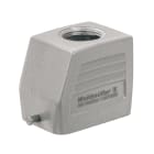 WEIDMULLER - Custodia con connettori a innesto industriali, entrata cavo dall'alto, gancio longitudinale in basso, dimensioni: 3, IP65, HDC 06B TOLU 1M20G.