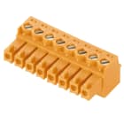 WEIDMULLER - Connettori per circuito stampato, 160V, 17.5A, Passo 3.81mm, 1.5mm², 10 poli, Collegamento a vite, Box BCZ 3.81/10/180 SN GN BX.