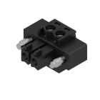 WEIDMULLER - Connettori per circuito stampato, 160V, 17.5A, Passo 3.81mm, 1.5mm², 2 poli, Collegamento a vite, Box BCZ 3.81/02/180F SN BK BX. 1792950000